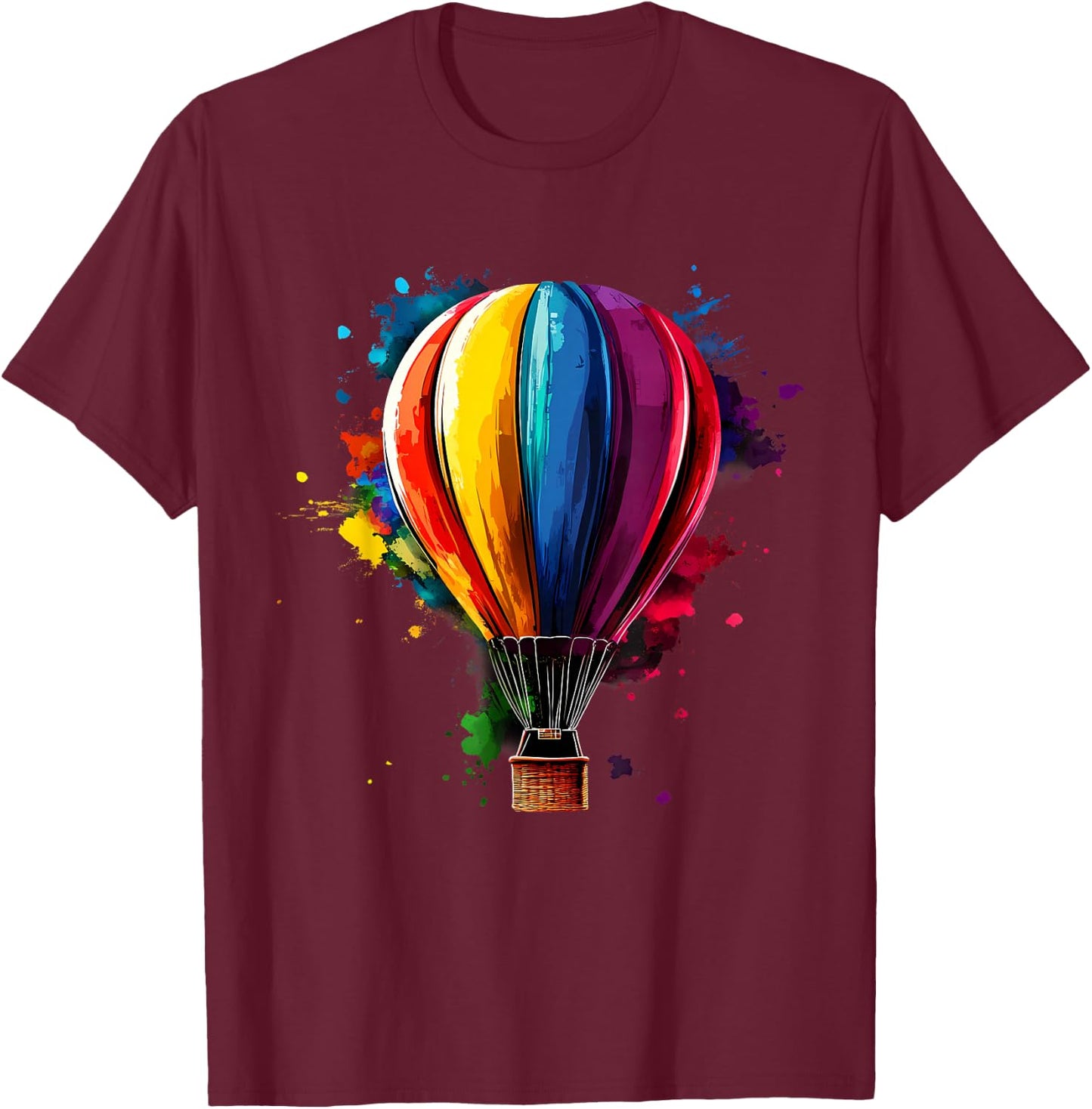 Hot Air Balloon Ride Festival Hot Air Ballooning T-Shirt - T-Shirt | Maroon