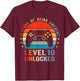 Level 10 Unlocked Shirt Funny Video Gamer 10th Birthday Gift T-Shirt - T-Shirt | Maroon