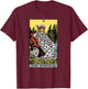 The Empress Tarot Card Rider Waite T-Shirt - T-Shirt | Maroon