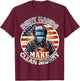 welders my hands are dirty my money is clean American Flag T-Shirt - T-Shirt | Maroon