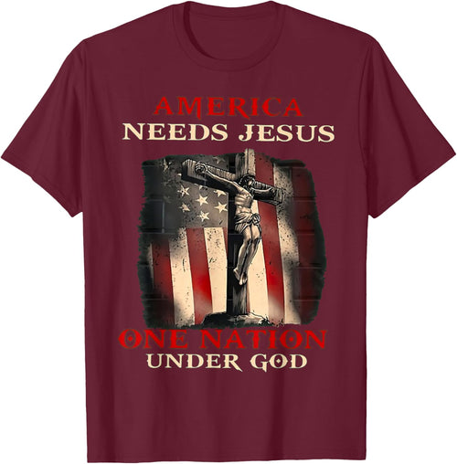 America Needs Jesus One Nation Under God