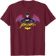 Batman Batgirl T-Shirt - T-Shirt | Maroon