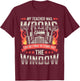 Trucker Truck Driver I Do Get Paid To Stare Out The Window T-Shirt - T-Shirt | Maroon