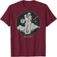 A few astronauts in love in space T-Shirt - T-Shirt | Maroon