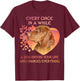 Every Once In A While A Vizsla Enters You Life T-Shirt - T-Shirt | Maroon