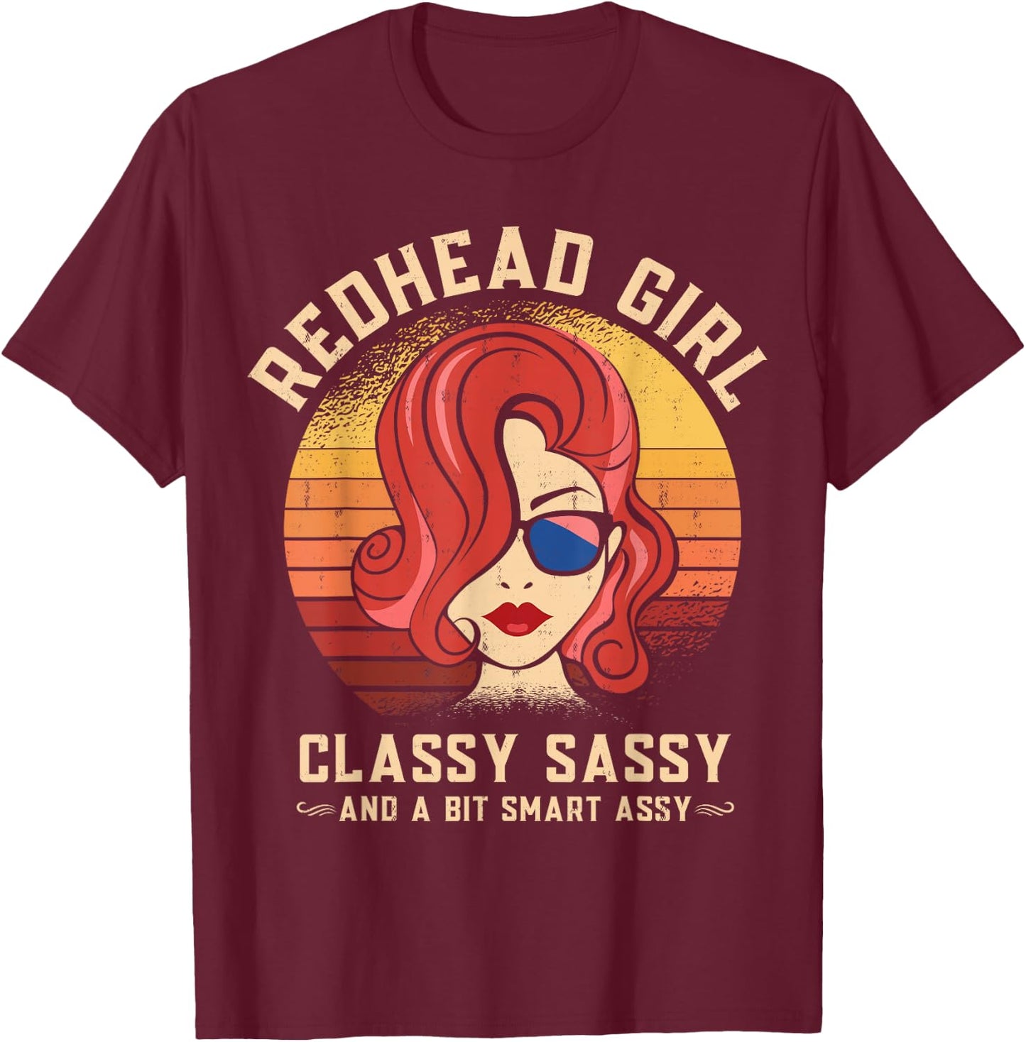 Red Hair funny Redhead T-Shirt - T-Shirt | Maroon