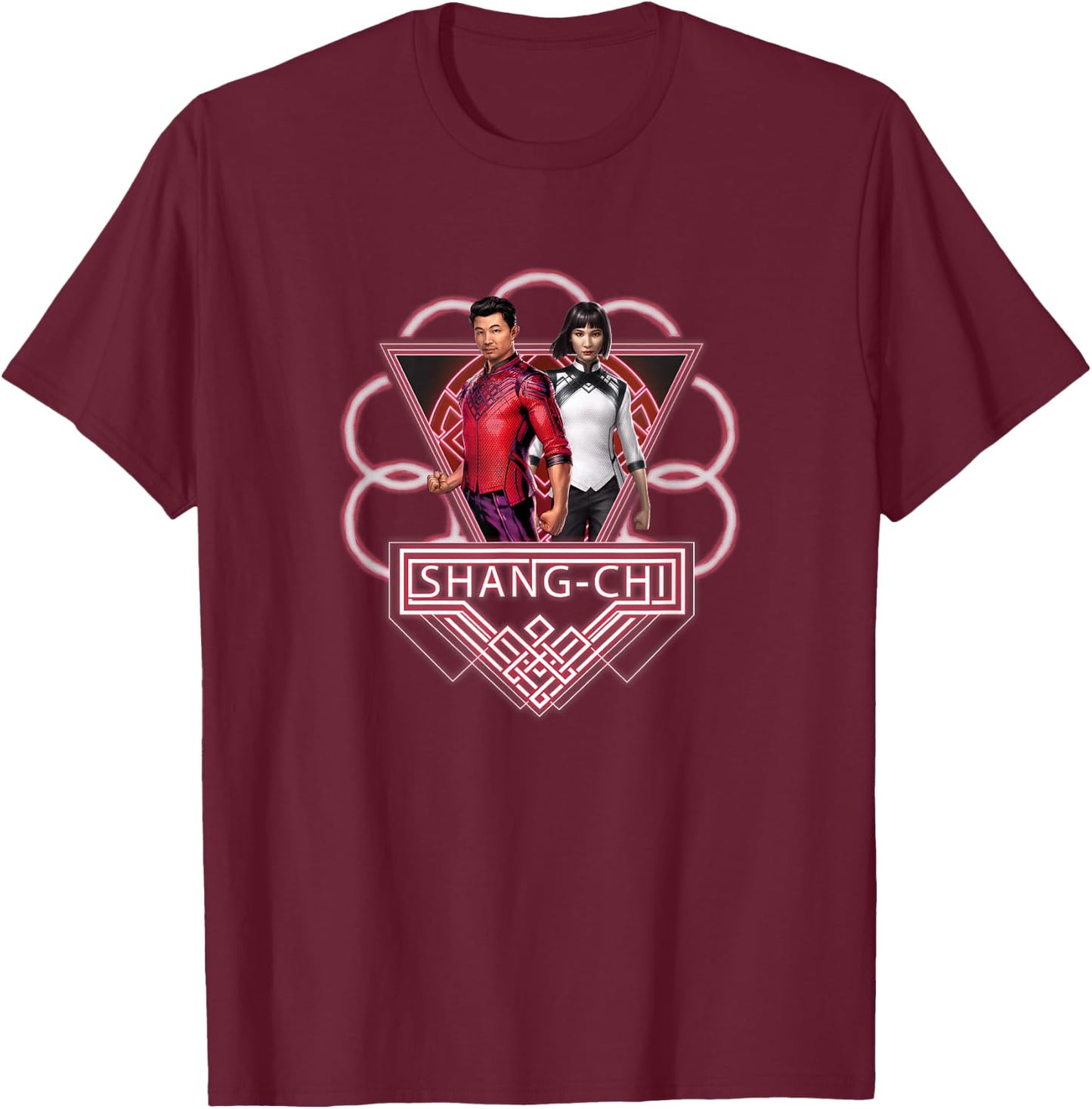 Marvel Shang-Chi And Xialing Poster T-Shirt - T-Shirt | Maroon