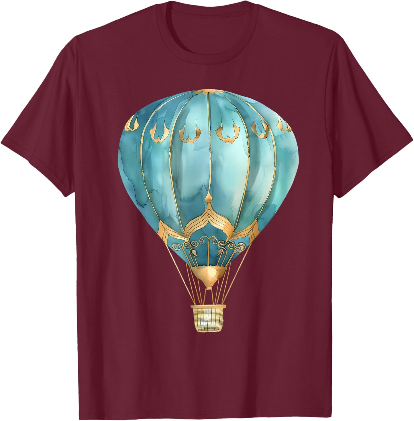 Hot Air Balloon Ride Festival Hot Air Ballooning T-Shirt - T-Shirt | Maroon