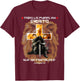 Lion Graphic Christian Spanish Products With Crosses Verses T-Shirt - T-Shirt | Maroon