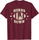 Horns Down Beat Texas Funny Tuck Fexas T-Shirt - T-Shirt | Maroon