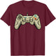 Funny Game Controller Video Gamer Gaming Techy Nerd Gifts T-Shirt - T-Shirt | Maroon