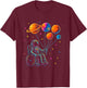 Wheelchair Astronaut Motivation Kids Space T-Shirt - T-Shirt | Maroon