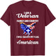 I Am a Veteran I Believe in God Family and Country T-Shirt - T-Shirt | Maroon