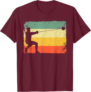 Funny Hammer Track And Field Design Men Women Hammer Thrower T-Shirt - T-Shirt | Maroon