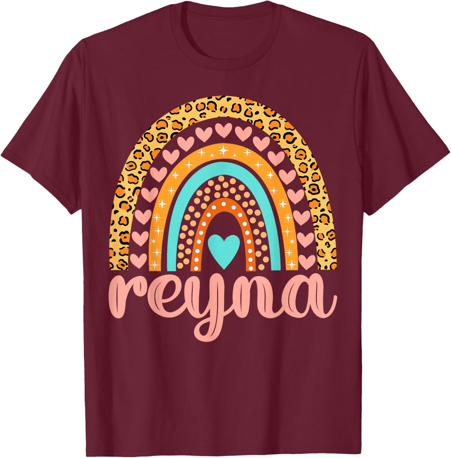 Reyna Reyna Name Birthday Shirt Gift T-Shirt - T-Shirt | Maroon