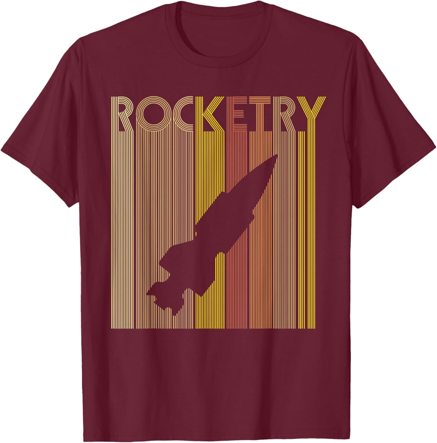 ROCKETRY Design for a Model Rocketry expert T-Shirt - T-Shirt | Maroon