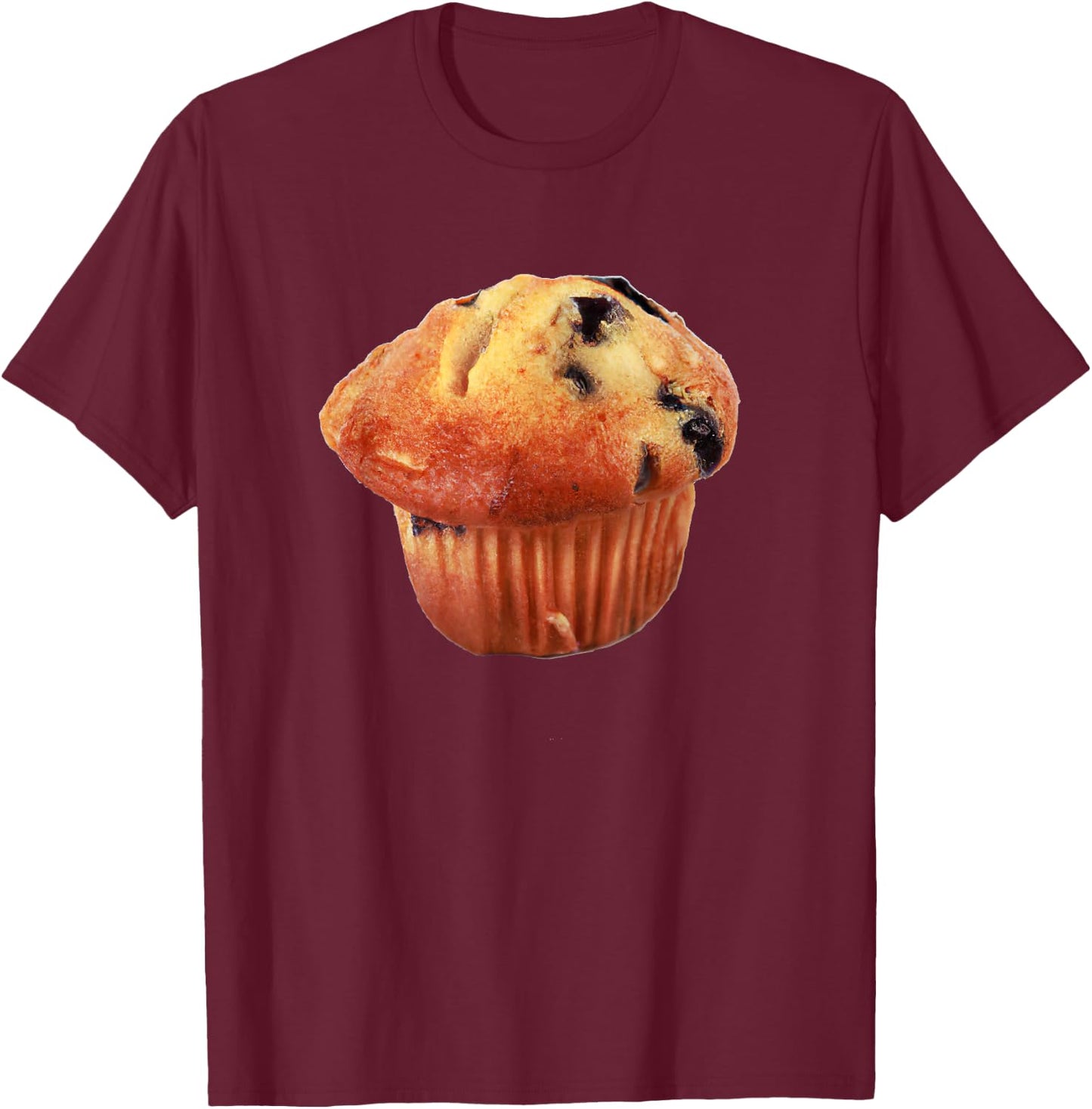 Blueberry Muffin T-Shirt - T-Shirt | Maroon