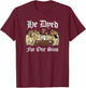 He Dyed for Our Sins - Funny Jesus Easter T-Shirt - T-Shirt | Maroon