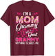 I'm A Mom Grammy And A Great Grammy Nothing Scares Me T-Shirt - T-Shirt | Maroon