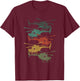 Retro Aircraft Helicopter Lover Pilot Aviation T-Shirt - T-Shirt | Maroon