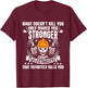 What Doesn't Kill You - Electrician Electrical Lineman T-Shirt - T-Shirt | Maroon