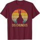 Big Chungus Retro Sunset Vintage Dank Meme Big Chungus T-Shirt - T-Shirt | Maroon