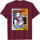 Space Jam Classic Bugs Bunny Basketball Card T-Shirt - T-Shirt | Maroon