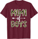 Mimi Of Boys Mimi Grandma Boy Mimi T-Shirt - T-Shirt | Maroon