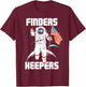 Finder's Keepers Moon Astronaut T-Shirt - T-Shirt | Maroon
