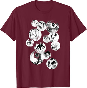 Ben 10 Ultimate Alien: Cosmic Destruction Hero Bubbles Faded T-Shirt - T-Shirt | Maroon