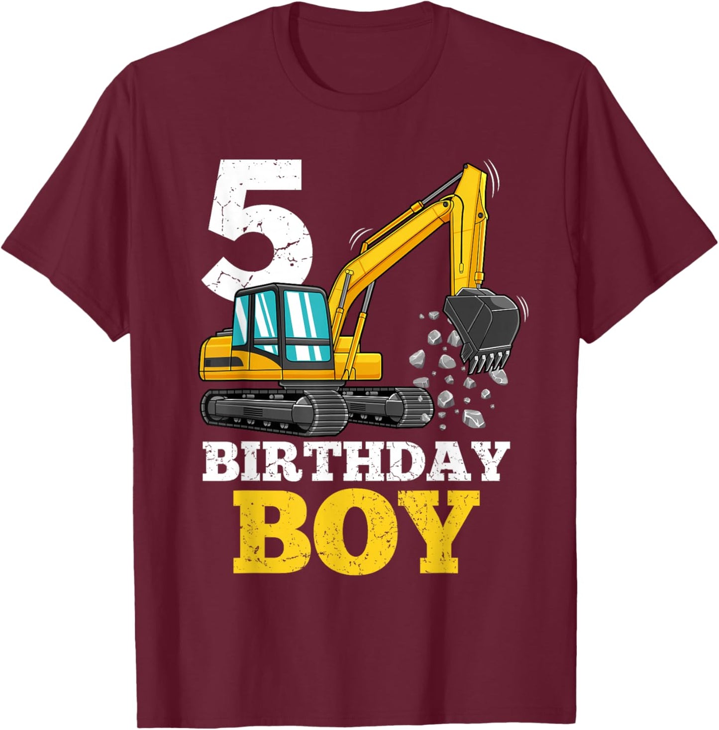 I'm 9 This Is How I Roll Monster Truck 9th Birthday Gift T-Shirt - T-Shirt | Maroon
