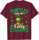 Funny Turtles Are My Lucky Charms Turtle St. Patrick's Day T-Shirt - T-Shirt | Maroon
