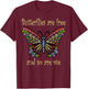 Butterflies Are Free T-Shirt - T-Shirt | Maroon