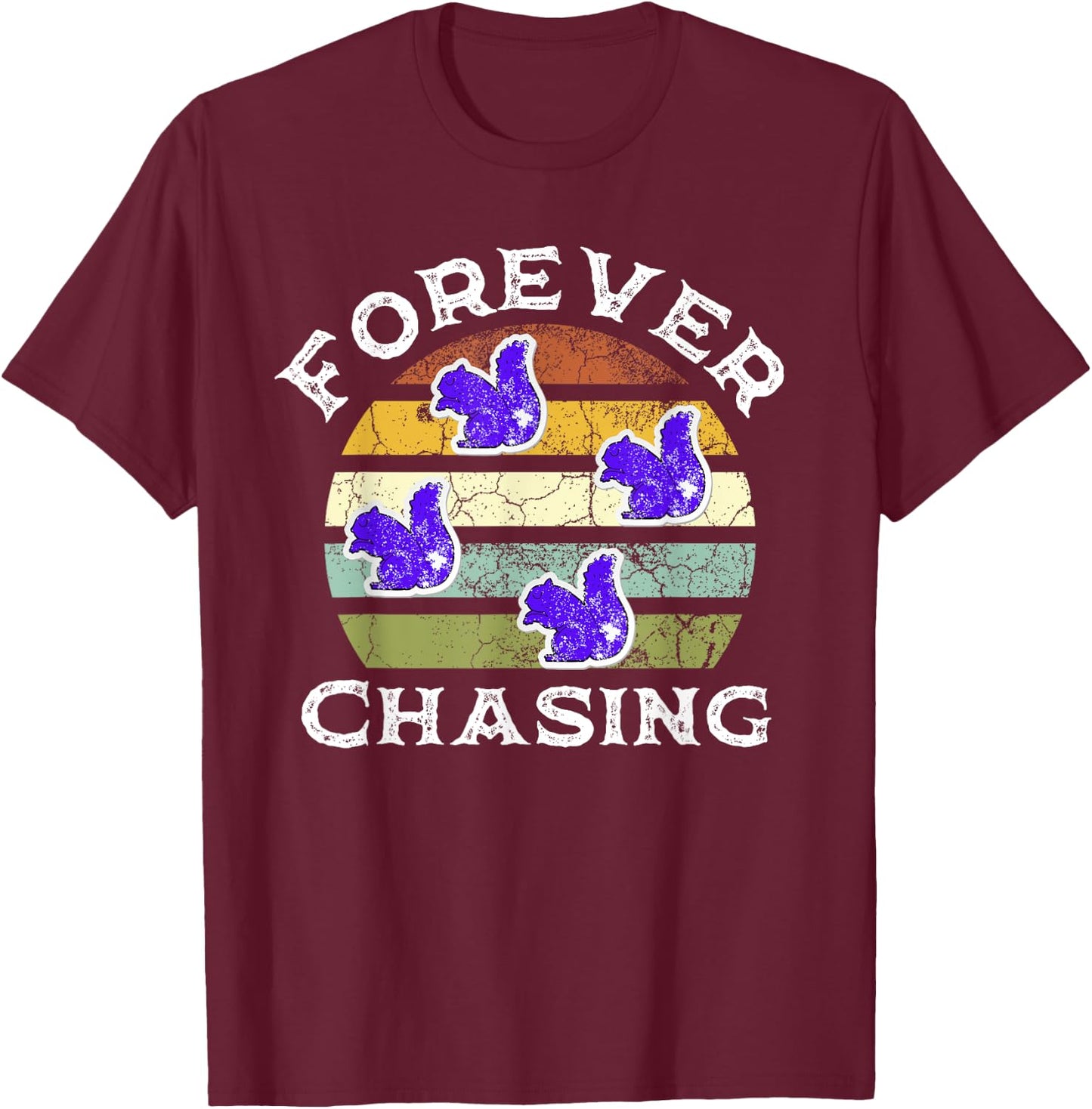 Purple Squirrel Forever Chasing Funny Recruiter Recruiting T-Shirt - T-Shirt | Maroon