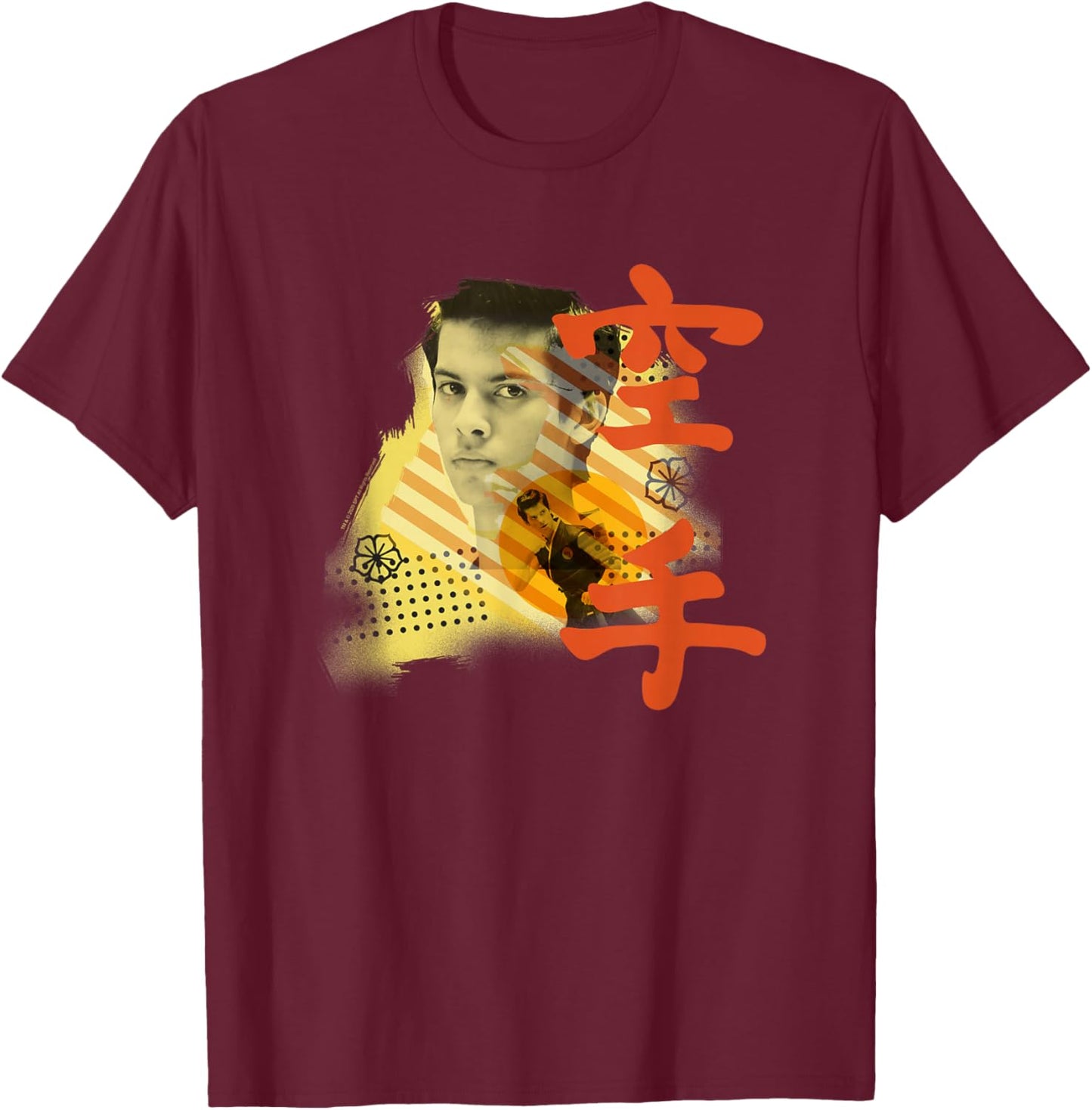 Cobra Kai Miguel Collage TV Show T-Shirt - T-Shirt | Maroon
