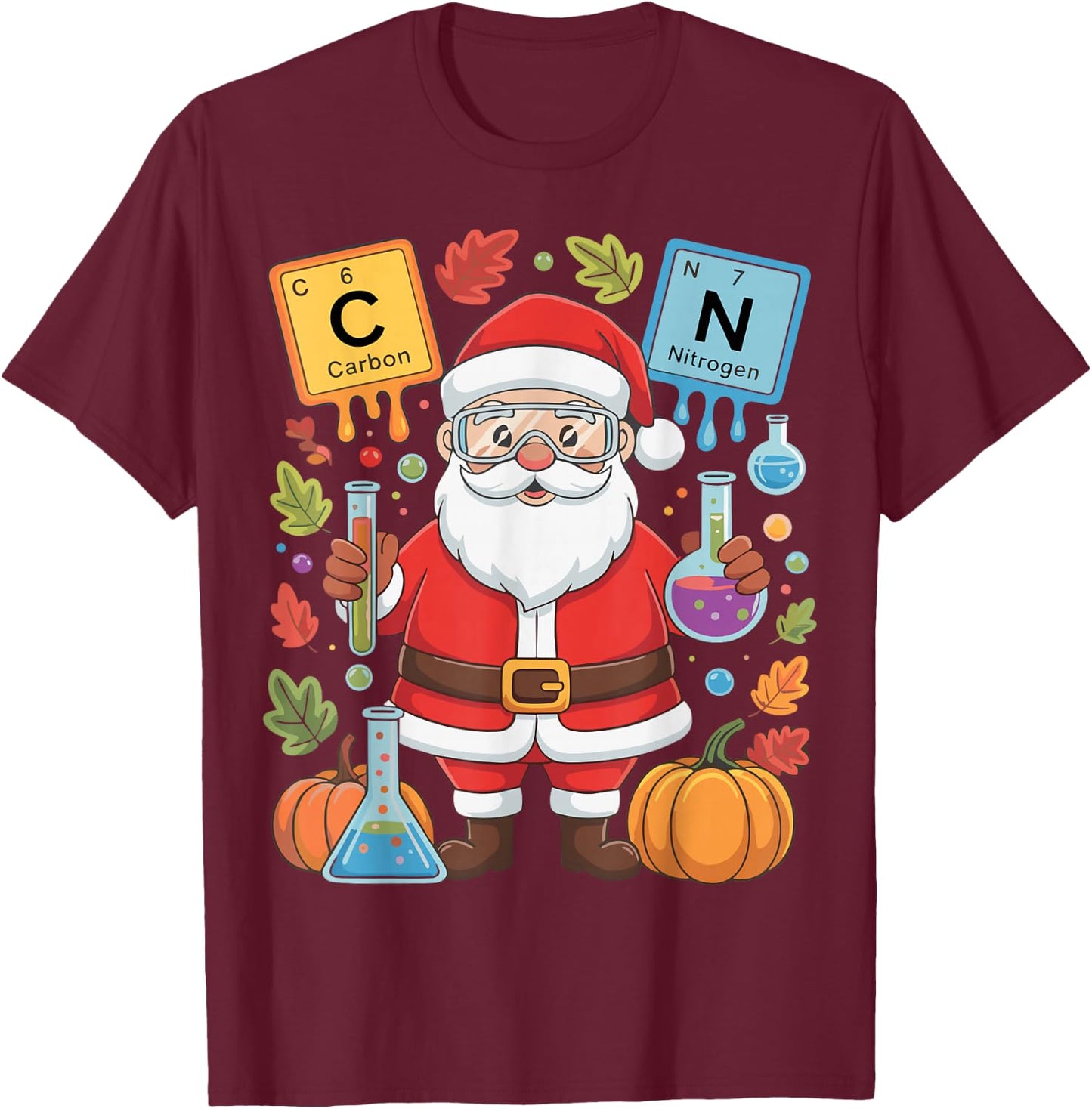 67 Chemistry Science Teacher Periodic Table T-Shirt - T-Shirt | Maroon