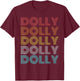 Retro Vintage Dolly T-Shirt - T-Shirt | Maroon