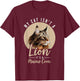 My Cat Isn't a Lion Maine Coon Cat Lovers T-Shirt - T-Shirt | Maroon