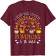 Lunch Lady Thanksgiving I Feed Cutest Pumpkins In The Patch T-Shirt - T-Shirt | Maroon