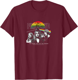 Pink Floyd - The Dark Side of The Moon T-Shirt - T-Shirt | Maroon