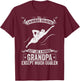 I'm A Swimming Grandpa Just Like A Normal Except Much Cooler T-Shirt - T-Shirt | Maroon