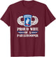 Proud Wife Of 173rd Airborne Brigade Veteran Paratrooper T-Shirt - T-Shirt | Maroon