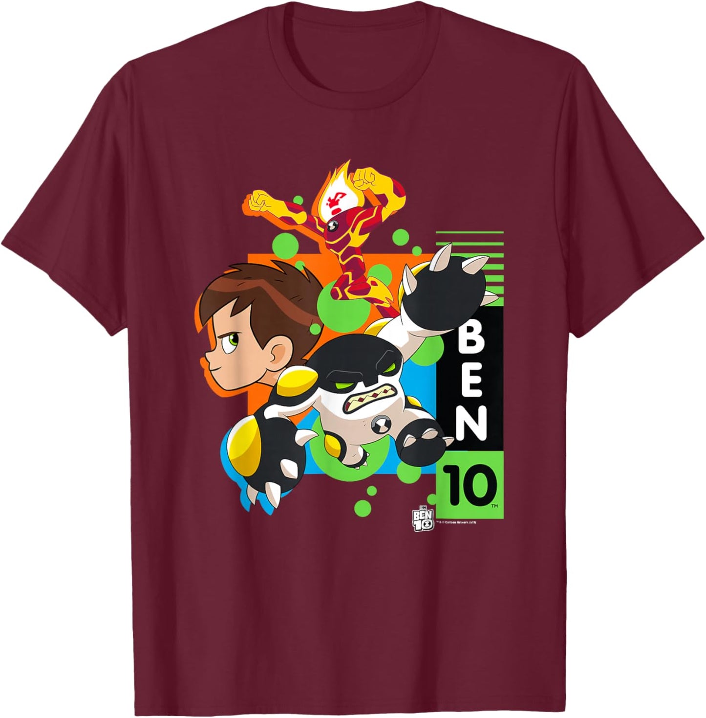 Ben 10 The Vibe T-Shirt - T-Shirt | Maroon