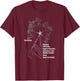 Neuron Biology Neuroscience Shirt T-Shirt - T-Shirt | Maroon