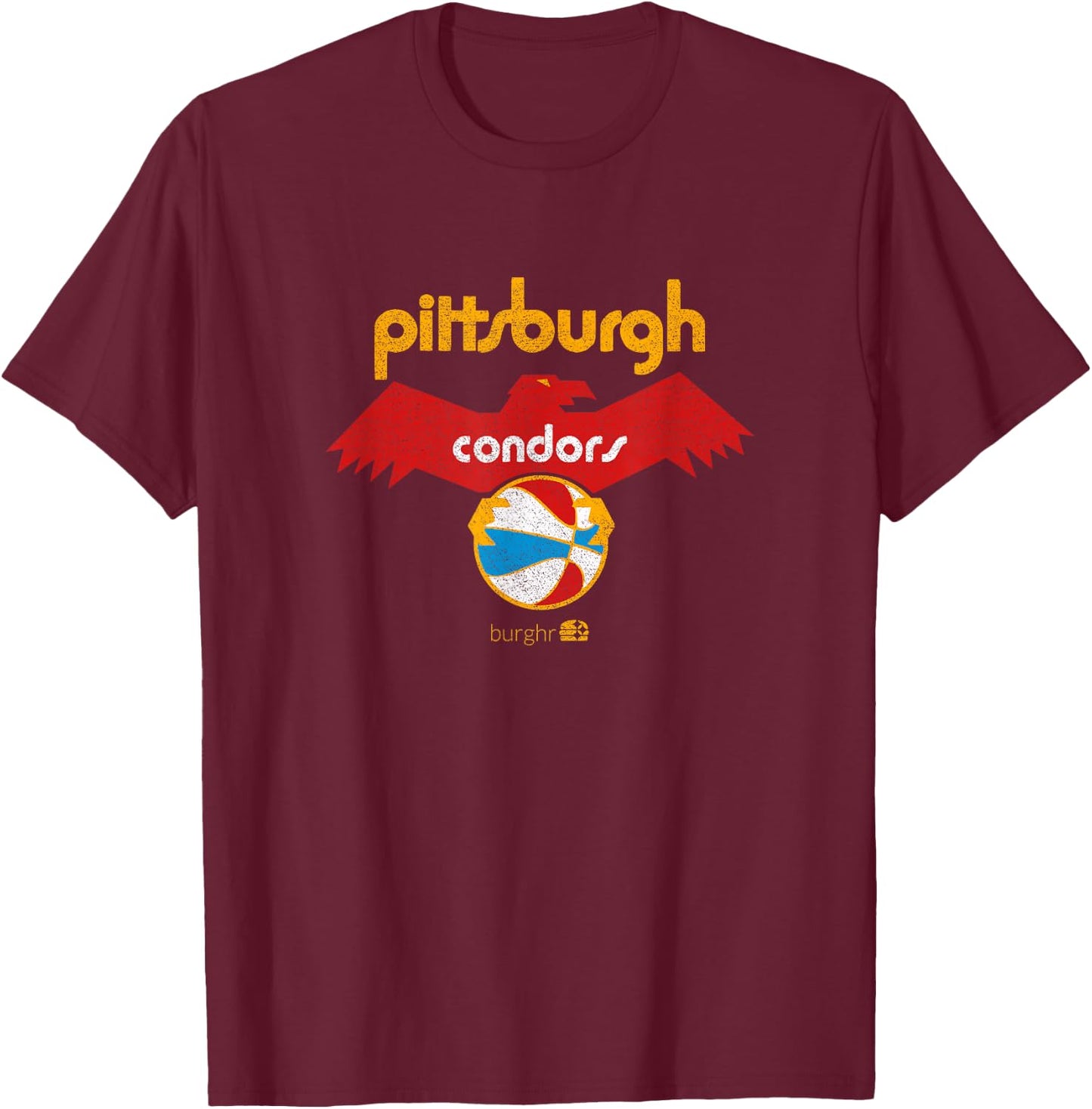 Pittsburgh Condors T-Shirt - T-Shirt | Maroon