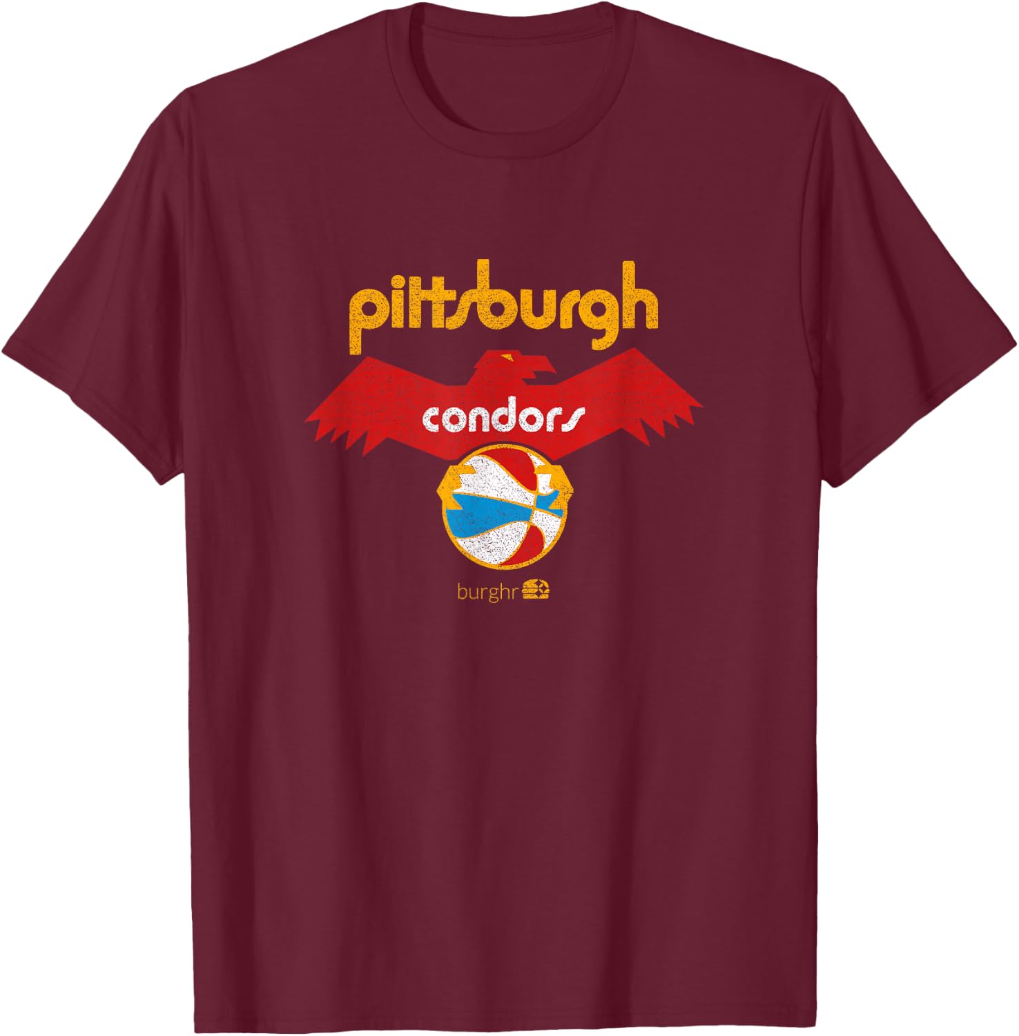 Pittsburgh Condors T-Shirt - T-Shirt | Maroon