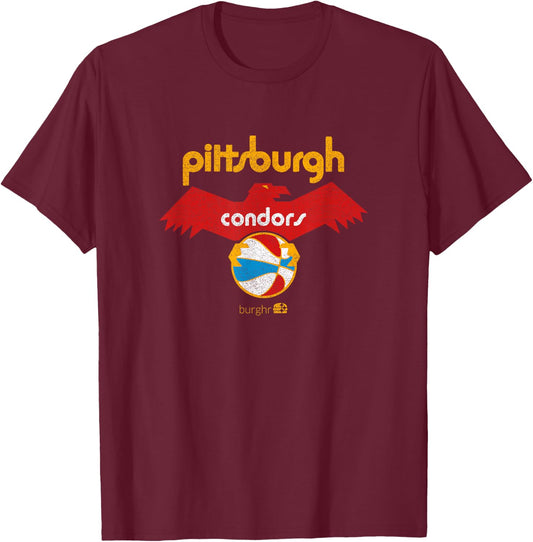 Pittsburgh Condors T-Shirt - T-Shirt | Maroon