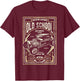 Old School Vintage Hot Rod Garage Men Classic Car T-Shirt - T-Shirt | Maroon