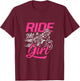 Ride Like A Girl ATV Lover Quad Bike Biker T-Shirt - T-Shirt | Maroon