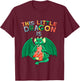 Kids This Little Dragon Is 4 Dragon 4th Birthday 4 Year Old Boy T-Shirt - T-Shirt | Maroon